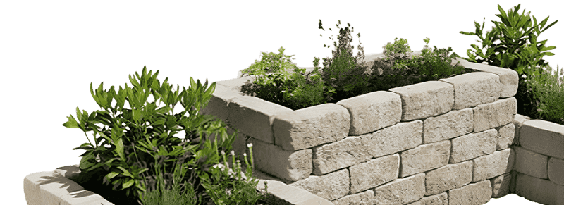 Professional retaining wall installation