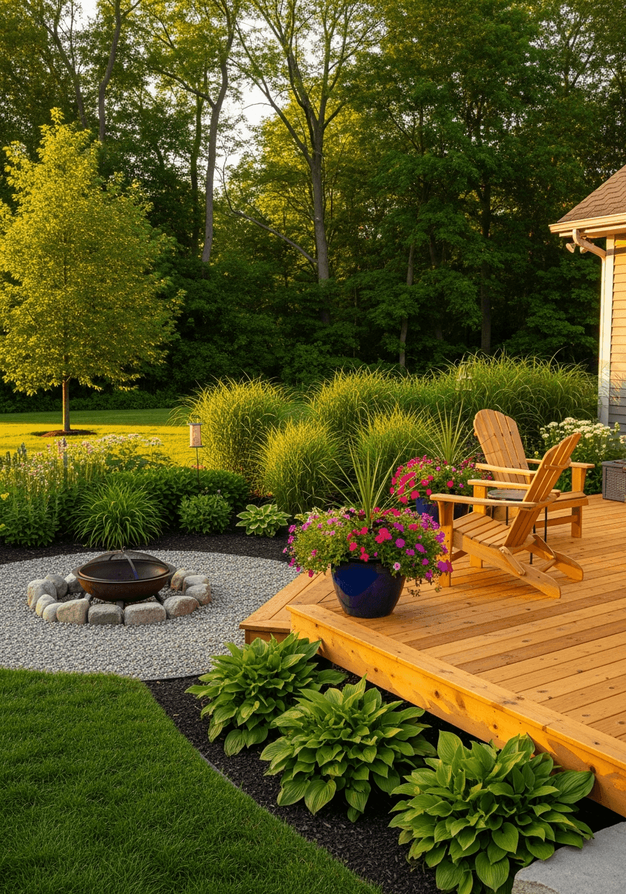 Cedar Wood Deck